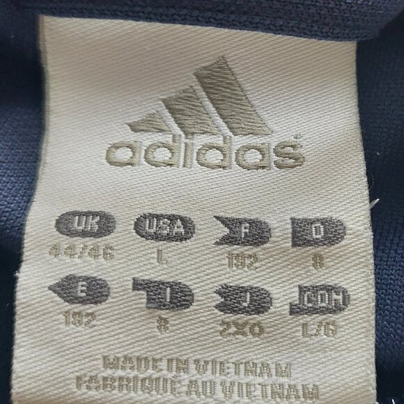 Adidas Men's Blue Local Soccer Club Chilliwack FC Track Jacket Size Large - Picture 9 of 13